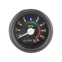 Obrotomierz Simson S51 - czarna ramka (+ kontrolka) - DPR