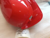 Simson S51 Enduro pokrywa schowka w desce rozdzielczej - pomarańczowa - USZKODZONA