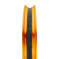 Koło kompletne Simson S51 - felga anodowana na złoto 1.6x16 (szprycha chromowana) - MZA