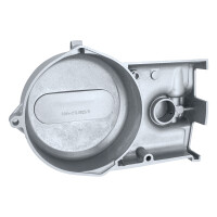 Osłona silnika Simson AL - prawa, srebrna