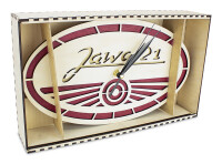 Drewniane pudełko prezentowe na zegarki Jawa