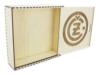 Drewniane pudełko prezentowe na zegarki ČZ