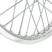 Koło kompletne Simson Al. 1.6 x16 (szprychy chromowane) do hamulców tarczowych - DPR