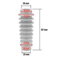 Mankiet przedni teleskopowy Pionýr - szary