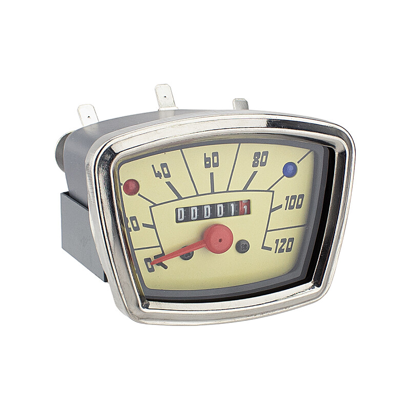 Prędkościomierz Mustang 1. typ, Jawa 90 - kwadratowy