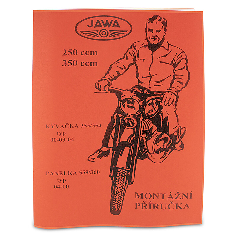 Instrukcja warsztatowa Jawa 250, 350 Kyvačka, Panelka - format A4