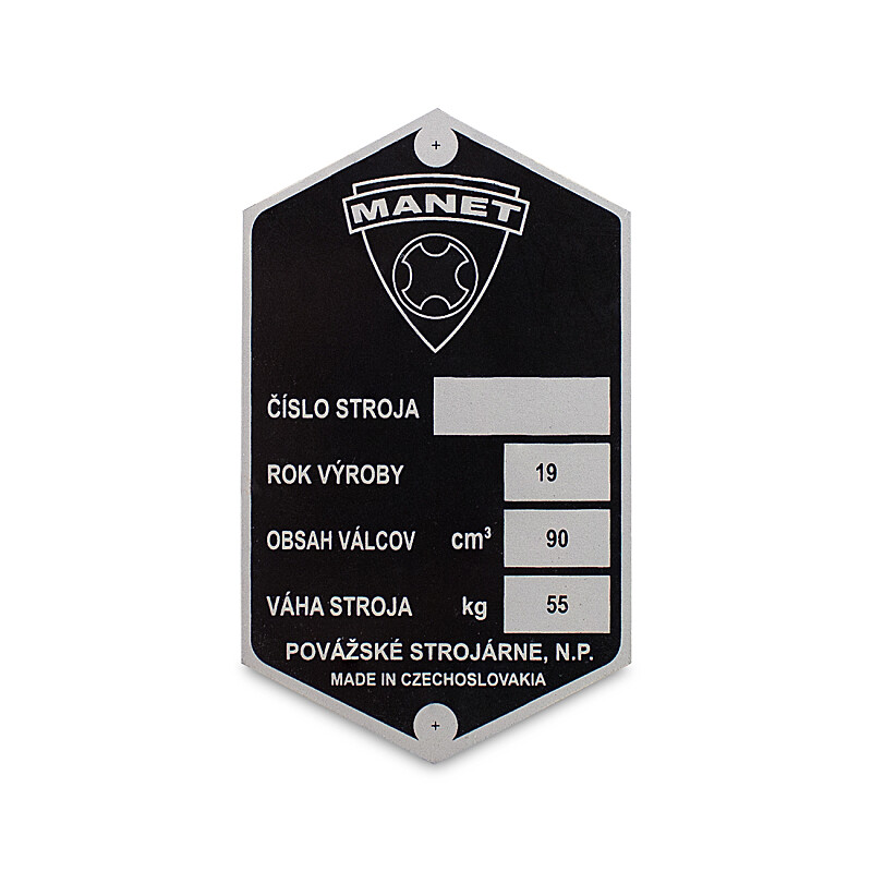 Zawieszka do ramy mała Manet 90 dwutłokowa - aluminiowa