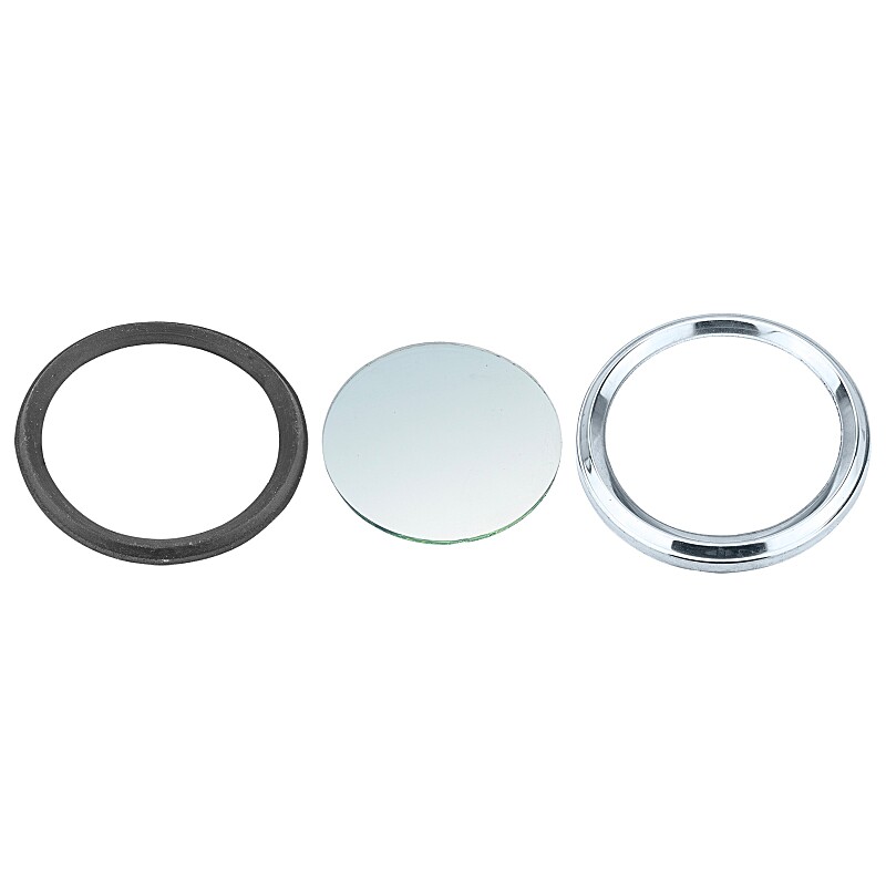 Ramka szklana prędkościomierza, obrotomierza Simson S51 - chrom