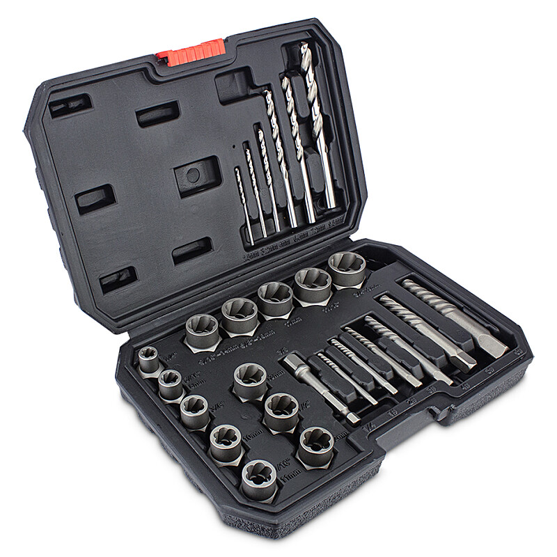 Wykrętaki do śrub giętych - zestaw 26 szt