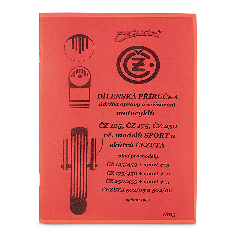 Instrukcja warsztatowa ČZ 125,175,250 Wahacz 450,453,455