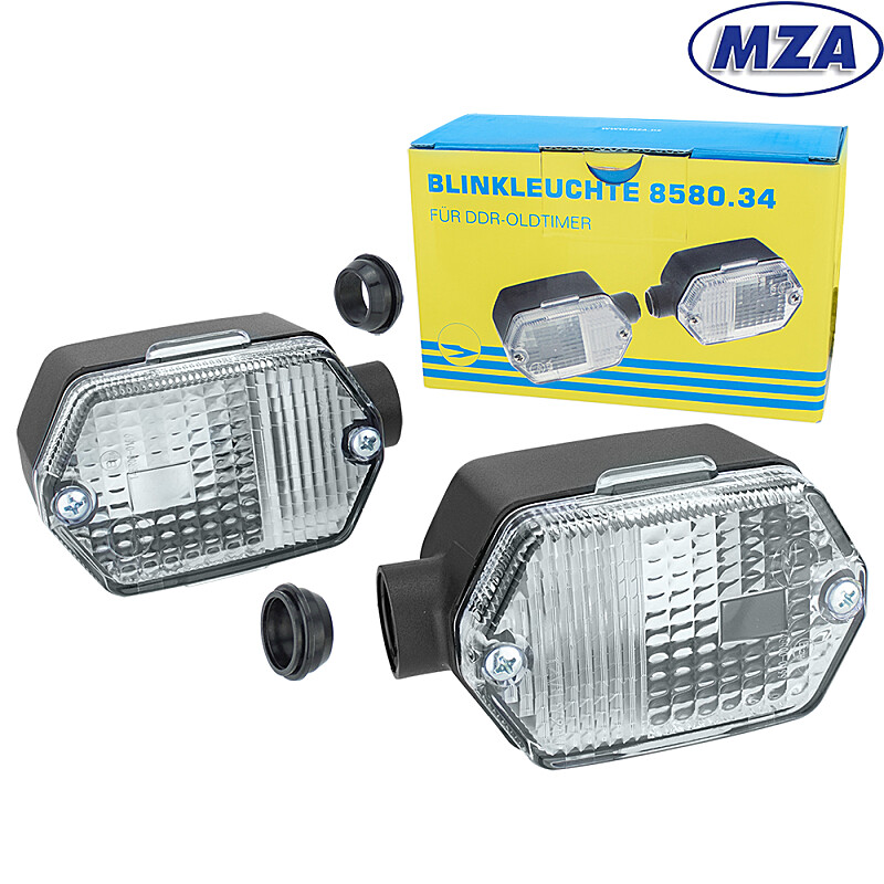 Zestaw wskaźników Simson SR 50, MZ ETZ - przezroczysty - MZA