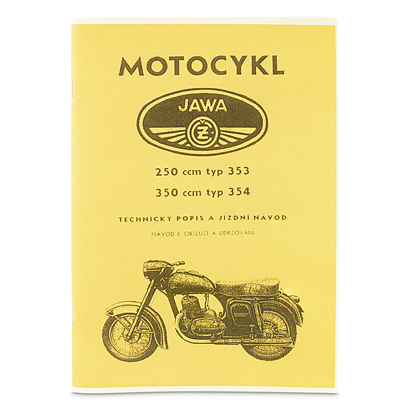 Instrukcja warsztatowa Jawa 250, 350 - półbęben typu 1