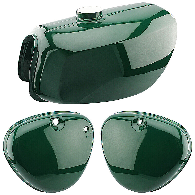 Simson S51 Elektronik box lid tank - zielony - USZKODZONY