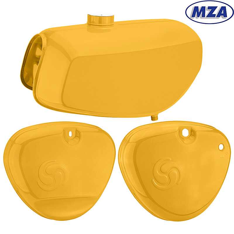 Simson S51 Enduro box lid tank - yellow - MZA