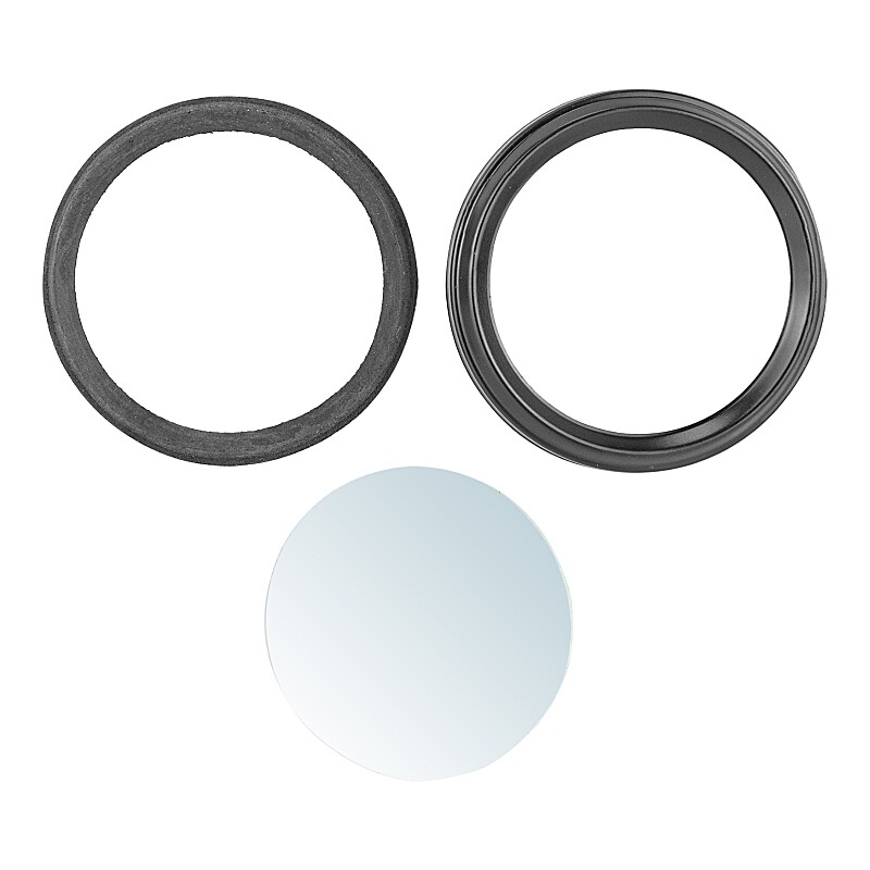 Szklana ramka prędkościomierza, obrotomierza Simson S51 - czarna