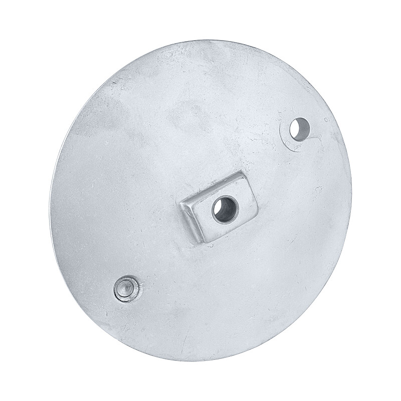 Osłona hamulca przedniego Pérák - 150mm - goła - po czyszczeniu