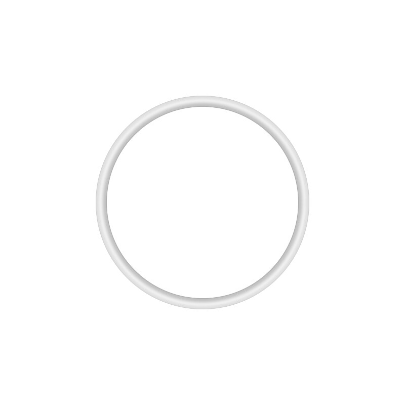 Pierścień 19x15 - bęben zmiany biegów Babetta 210, 225 - biały silikon