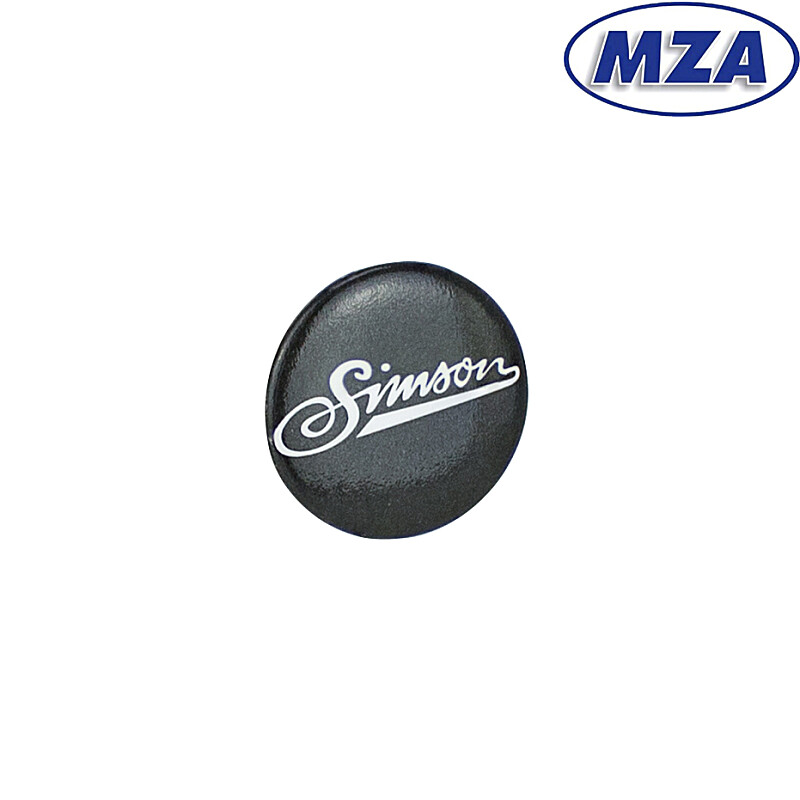 Płyta metalowa Ø25mm Simson czarna - MZA