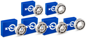 Zestaw łożysk silnika MZ 150 - ZVL