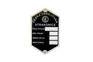 Etykieta na ramę ČZ 125/150 C