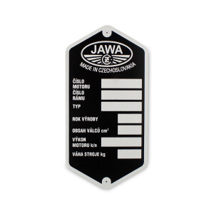 Etykieta ramowa JAWA/ČZ 250/350
