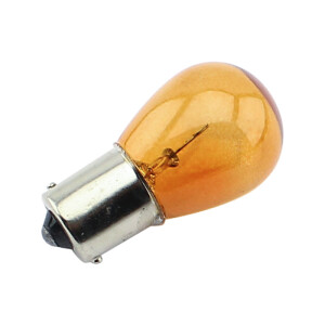 Żarówka 12V 21W BA15s pomarańczowa