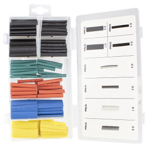 Rurki termokurczliwe - zestaw 120 szt