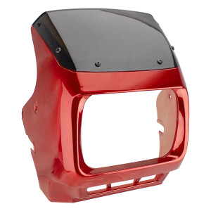 Owiewka lampy przedniej Jawa 350 typ 640 - kolor czerwony metalik