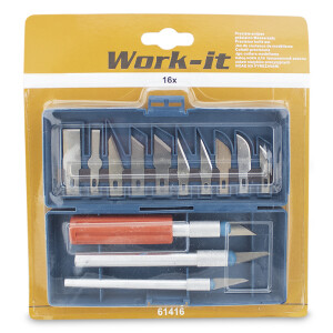 Noże do cięcia precyzyjnego - zestaw 16 części