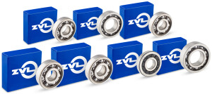 Zestaw łożysk silnika ČZ 125 B, T - ZVL