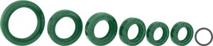 Zestaw gumek Babetta 210/225 - zielony
