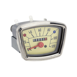 Prędkościomierz Mustang 1. typ, Jawa 90 - kwadratowy
