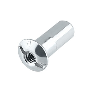 Nypl (łeb, nakrętka) M3,5 przedłużony - chrom