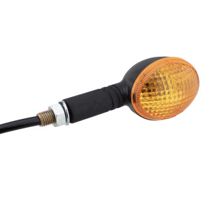 Kierunkowskaz mały okrągły pomarańczowy ze śrubami - Prawy