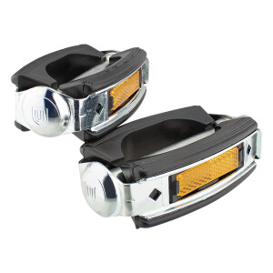 Pedały (pedały) RETRO - wysokiej jakości - czarne