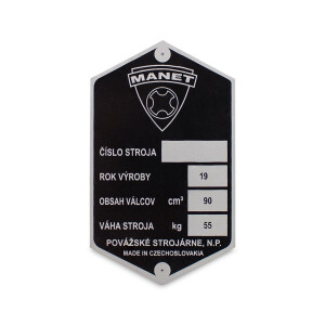 Zawieszka do ramy mała Manet 90 dwutłokowa - aluminiowa