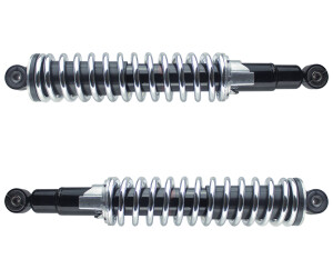 Amortyzator tylny Simson - sprężyna chromowana (komplet) - CZ