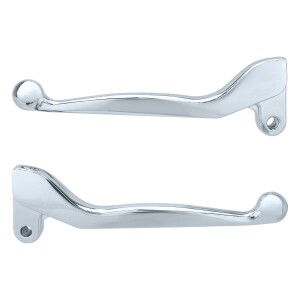 Klamki aluminiowe Simson S51, SR 50 - komplet P+L - chrom.