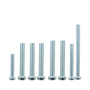 Komplet śrub do lewej i prawej pokrywy silnika Jawa 250 Kyvačka, Panelka, Pérák (8 szt.)