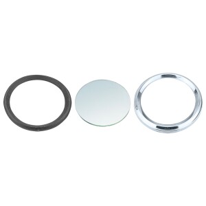 Ramka szklana prędkościomierza, obrotomierza Simson S51 - chrom