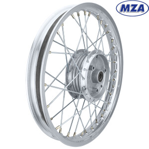 Koło kompletne Simson S51 felga aluminiowa 1,6 x 16 (szprycha chromowana) - MZA