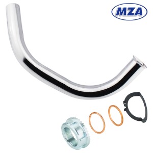 Kolanko wydechowe Simson S50, S51, S70 Elektronik D28 z osprzętem - MZA