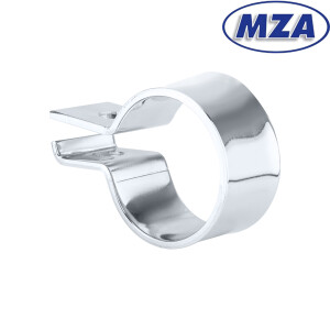 Tuleja wydechowa ETZ 125, 150 - przód chrom. - MZA