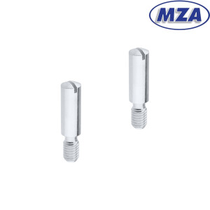 Śruba dźwigni kierownicy Simson S51, SR50 - zestaw - MZA (chrom)