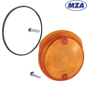 Osłona kierunkowskazu przód Simson - pomarańczowa - MZA