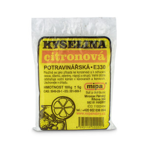 Kwas cytrynowy 100g - do usuwania rdzy ze zbiorników