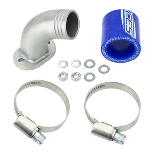 Łokieć dolotowy gaźnika Dellorto 17,19,21 Babetta 210 - przód