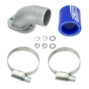 Łokieć wlotowy do gaźnika Dellorto 17,19,21 Babetta 210 - boczny