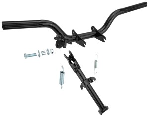 Uchwyt na podnóżek Simson S51 Enduro nóżka boczna - zestaw