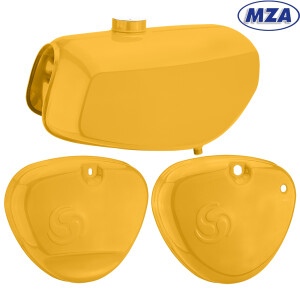 Simson S51 Enduro box lid tank - yellow - MZA